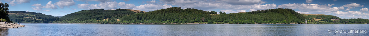 Lake Vyrnwy reservoir in Powys, Wales