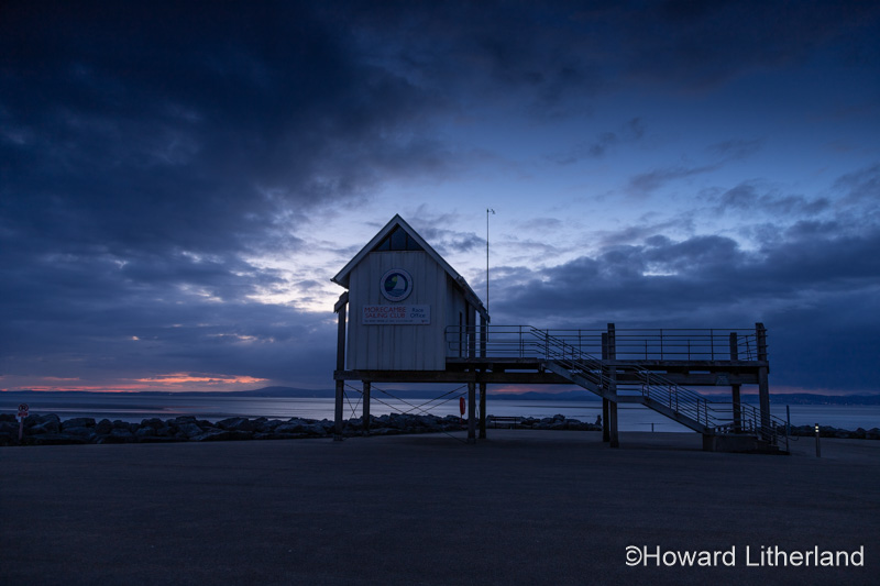 Dusk over Morecambe Bay, Lancashire, England
