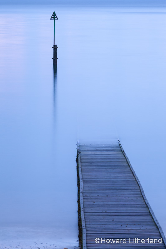 Wooden jetty at Llandudno, North Wales coast