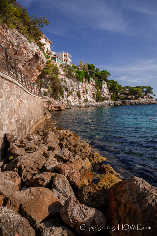 Rocks and headland at Porto Christo, Mallorca