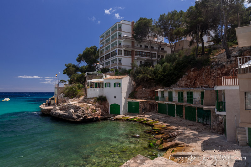 Part of the seafront at Santanyi, Mallorca