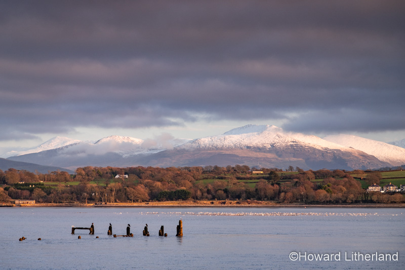 Menai Straits in winter, Anglesey, North Wales