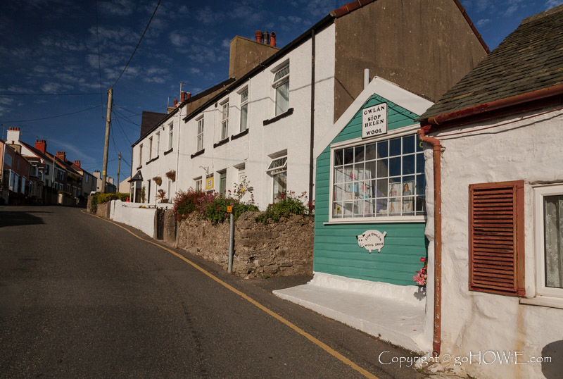 Wool shop at Moelfre, Anglesey, North Wales