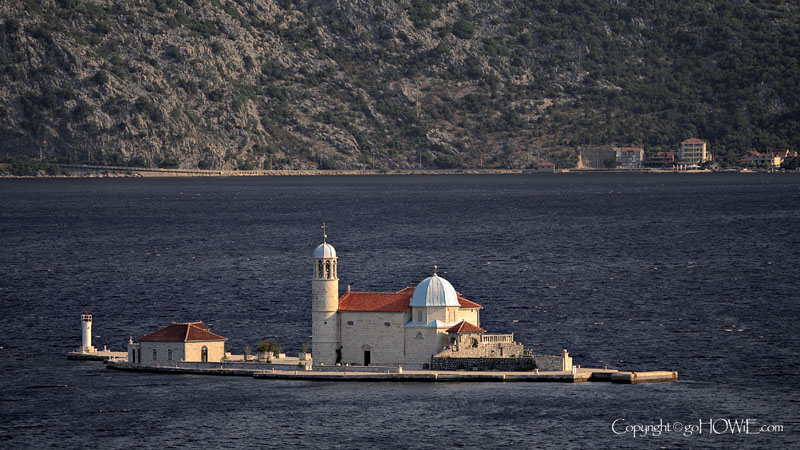 The church of Our Lady of the Rocks, Montenegro