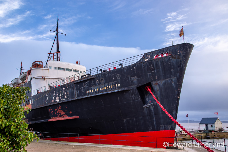 The Duke of Lancaster shipwreck at Mostyn on the North Wales coast