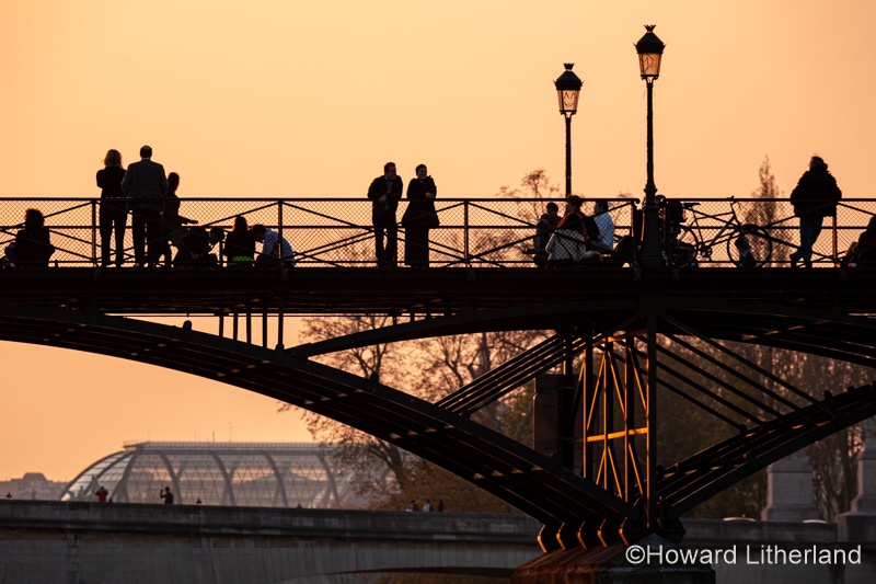 Pont des Artes bridge, Paris, France