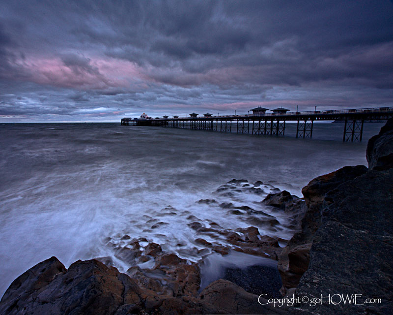 The pier at Llandudno on the North Wales coast