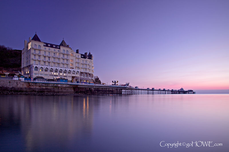 Hotel on the pier, Llandudno, North Wales