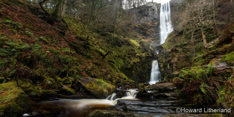 360° Interactive Panorama of Pistyll Rhaeadr waterfall, North Wales