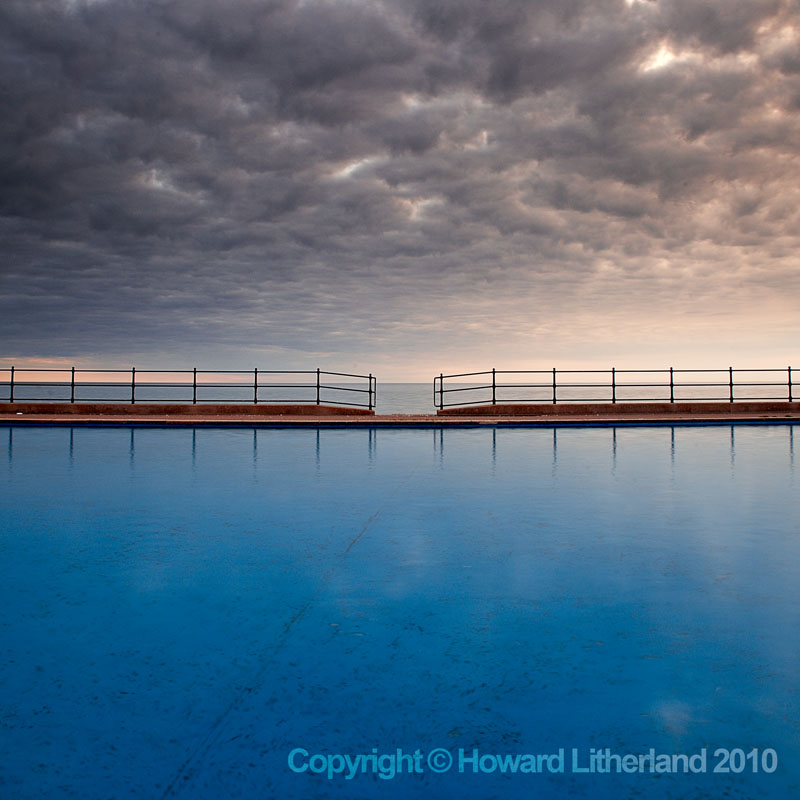 Blue pool, Llandudno, North Wales