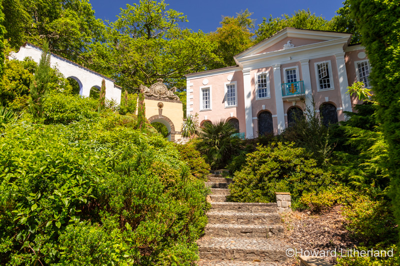 Italian style building at Portmeirion, Wales