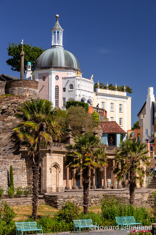 Domed building at Portmeirion on the North Wales coast