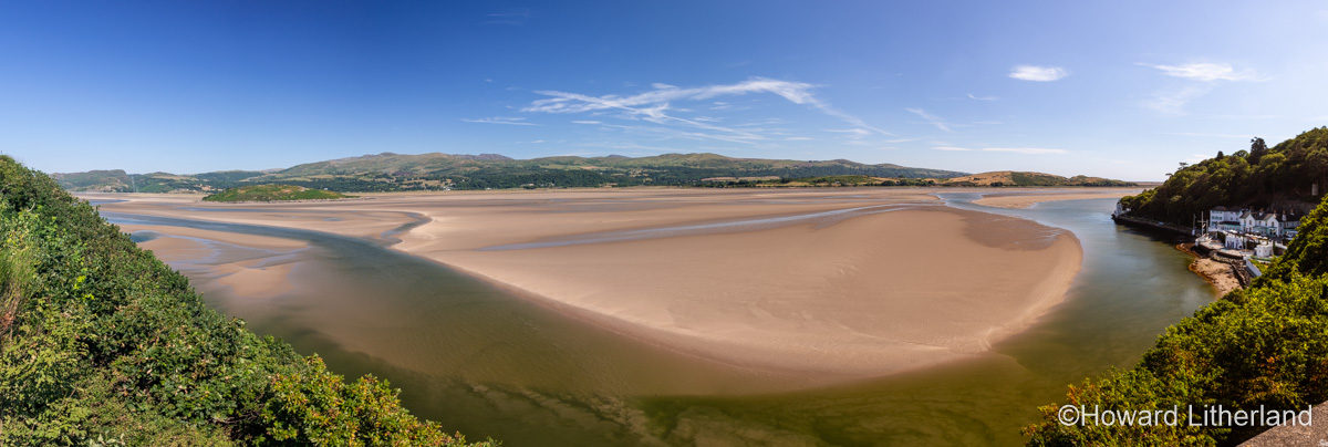 The Italianate village of Portmeirion on the North Wales coast
