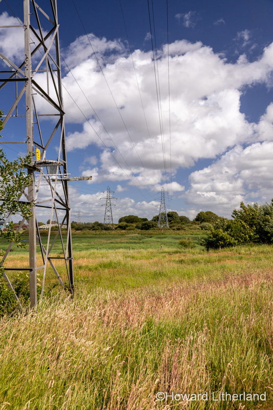 Electricity pylon, Deeside, North Wales