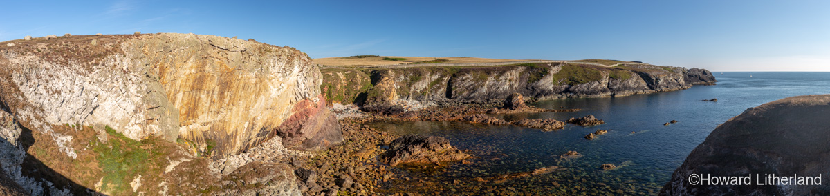 Rugged coastline at Rhoscolyn on Anglesey, North Wales