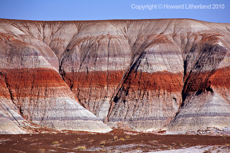Rock face, Painted Desert, Arizona