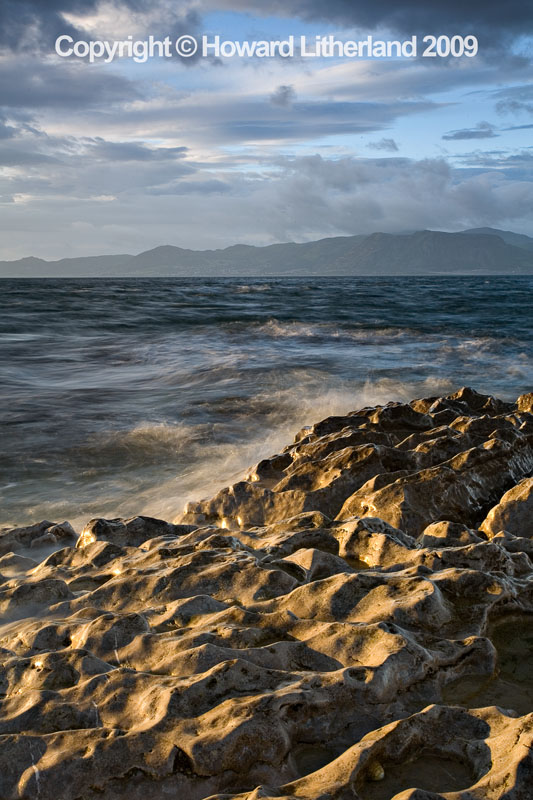 Rocks and waves, Penmon Point, Anglesey