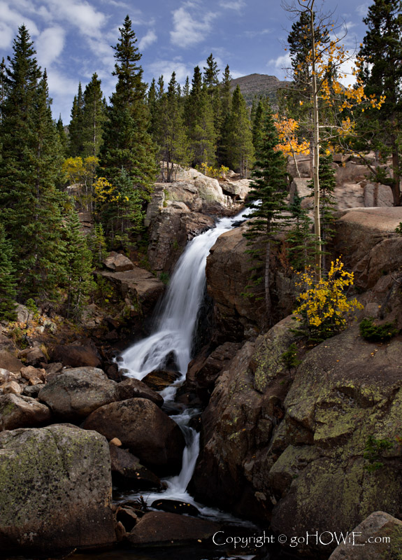 Alberta Falls in the Rocky Mountain National Park, Colorado, U.S.A.