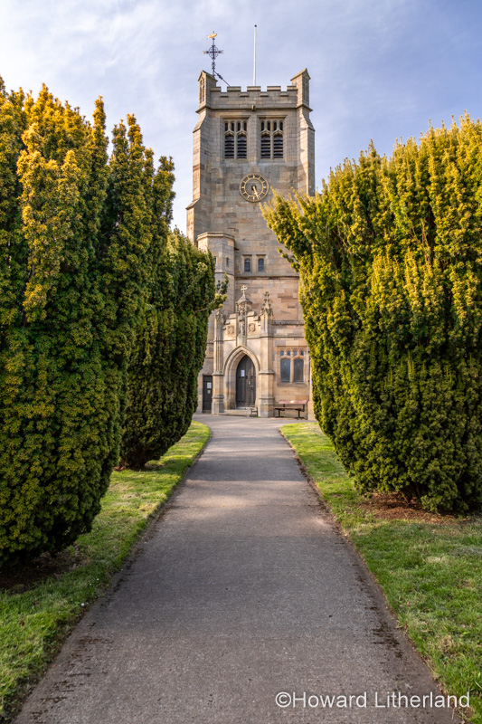 Saint Matthews church in Buckley, Flintshire, North Wales
