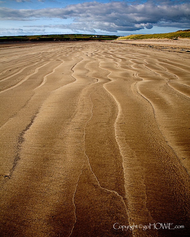 Ripples in sand, Aberffraw beach, Anglesey