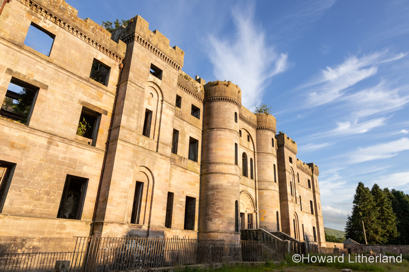 Ruins of Dalquharran castle in Ayrshire, Scotland