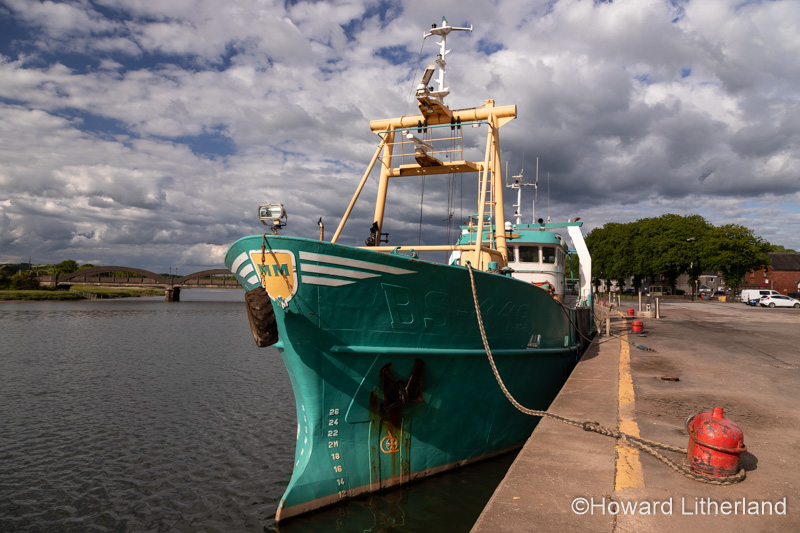 Ship docked at Kirkcudbright, Dumfries and Galloway, Scotland
