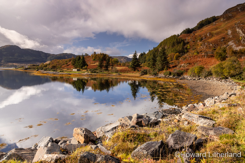 Loch Cluanie in the highlands of Scotland