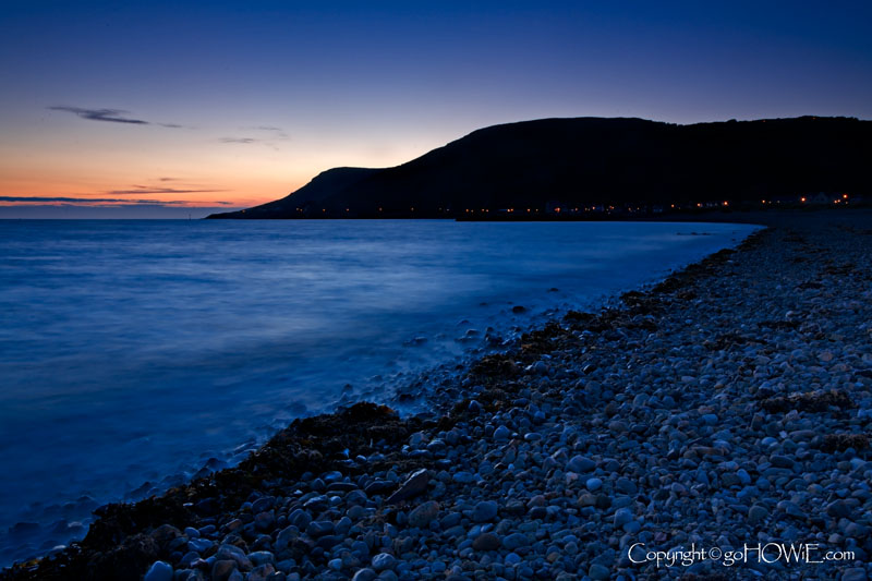 The Little Orme at dusk, Llandudno, North Wales
