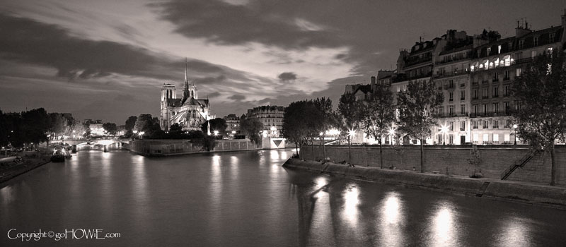 River Seine and Notre Dame, Paris, France