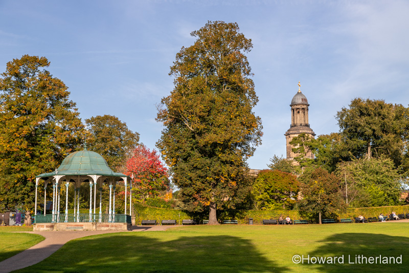 Pavillion in Quarry Park, Shrewsbury, England
