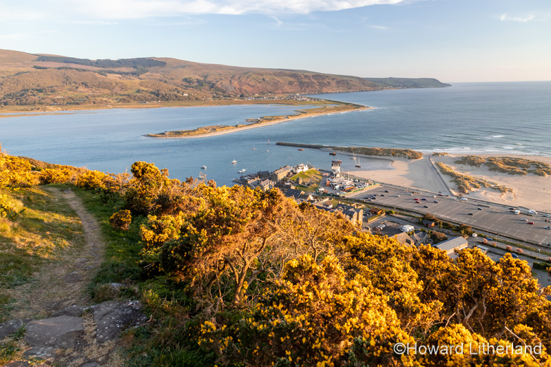 Barmouth and Fairbourne from Dinas Oleu, Snowdonia, Wales