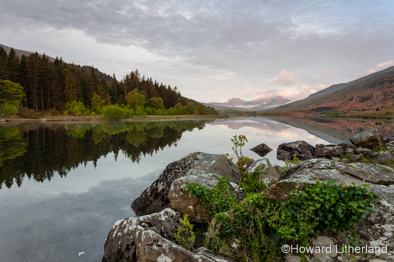 Llyn Mymbyr in the Snowdonia National Park, North Wales
