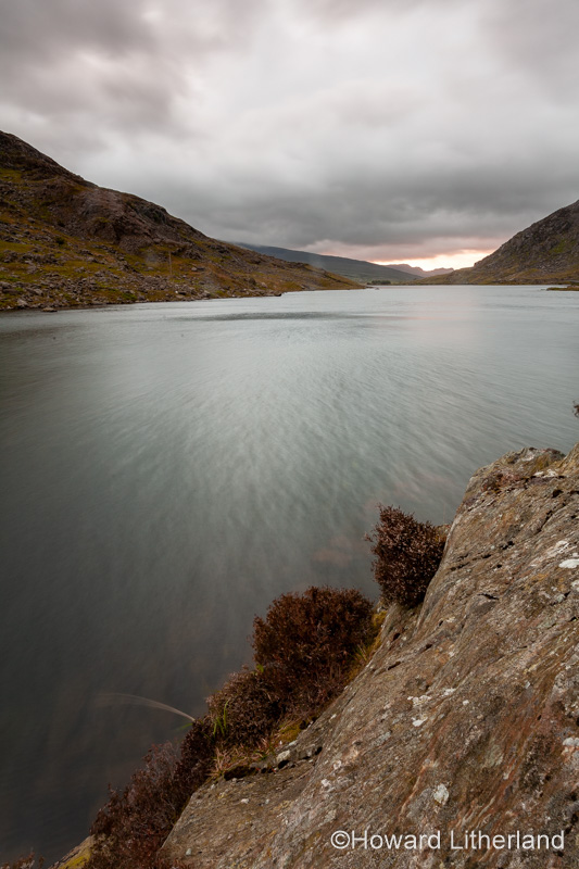 Llyn Ogwen, Snowdonia, North Wales under stormy skies