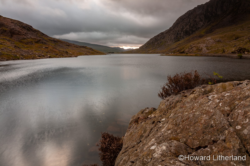 Llyn Ogwen, Snowdonia, North Wales under stormy skies