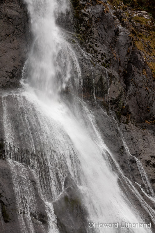 Aber Falls waterfall, Snowdonia, North Wales