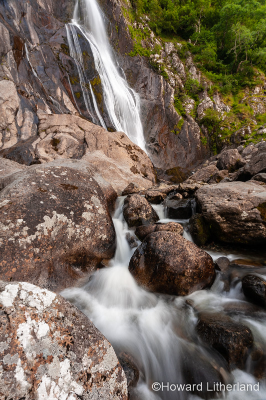 Aber Falls waterfall, Snowdonia, North Wales