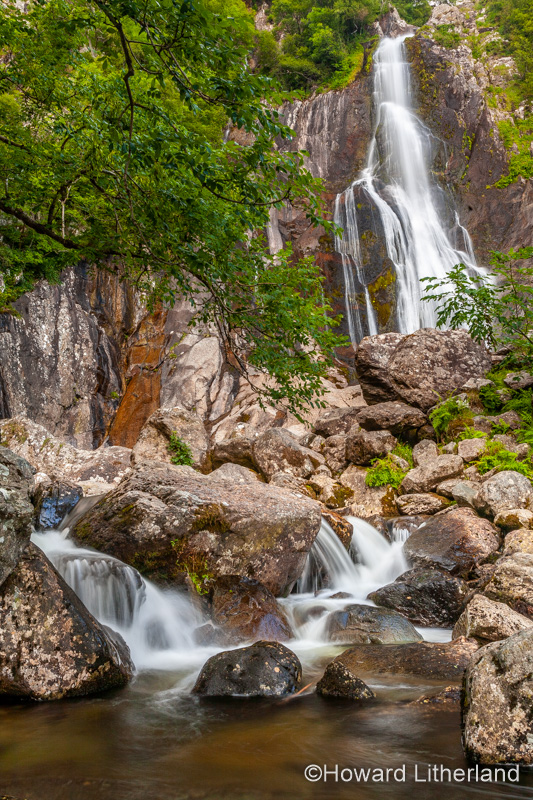 Aber Falls waterfall, Snowdonia, North Wales