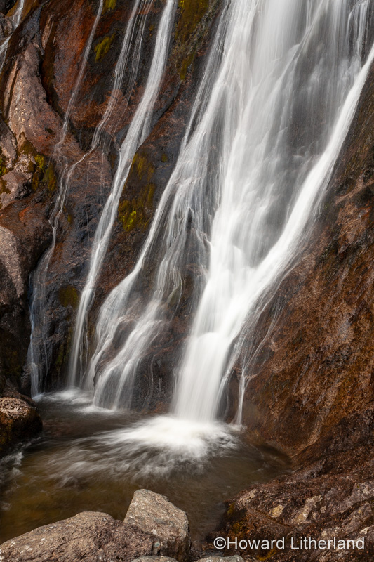 Aber Falls waterfall, Snowdonia, North Wales