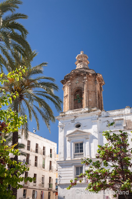 Ornate building, Cadiz, Spain