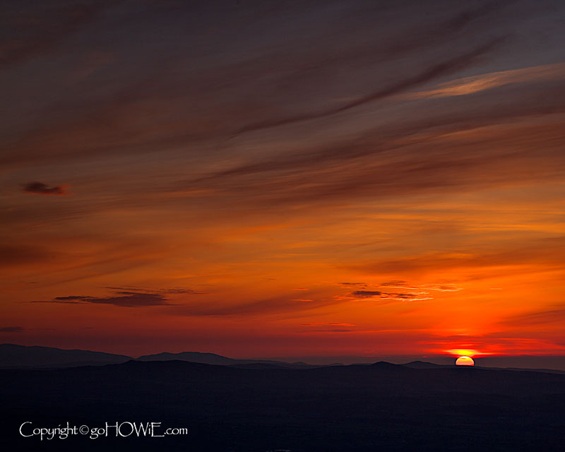 Sunset, Vale of Clywd, North Wales