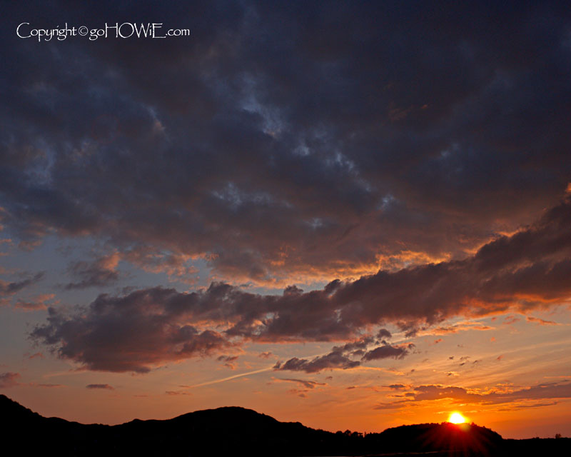 Sunset, Conway, North Wales