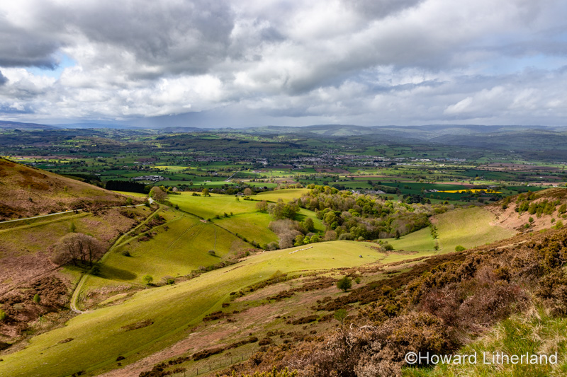 Vale of Clwyd under cloudy skies, North Wales