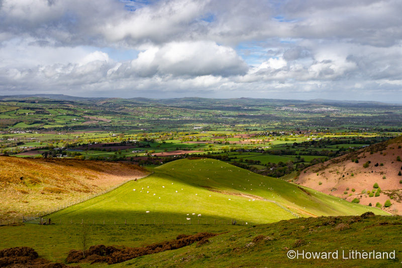 Vale of Clwyd under cloudy skies, North Wales
