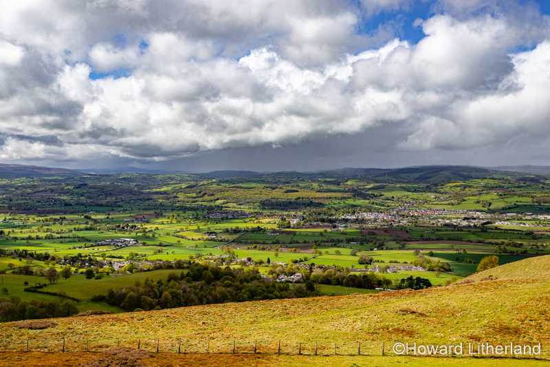 Vale of Clwyd under cloudy skies, North Wales
