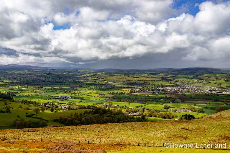 Vale of Clwyd under cloudy skies, North Wales