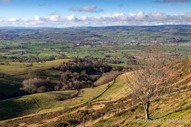 The market town of Ruthin in the Vale of Clwyd, North Wales