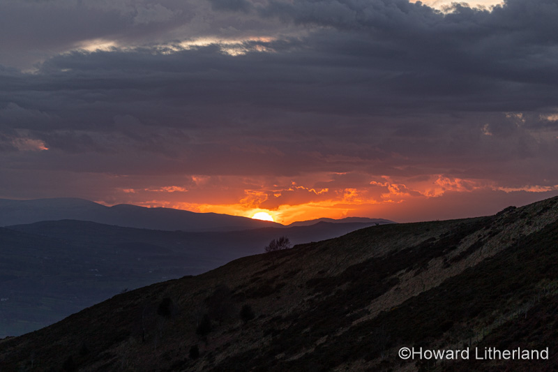 Sunset over the Vale of Clwyd, North Wales