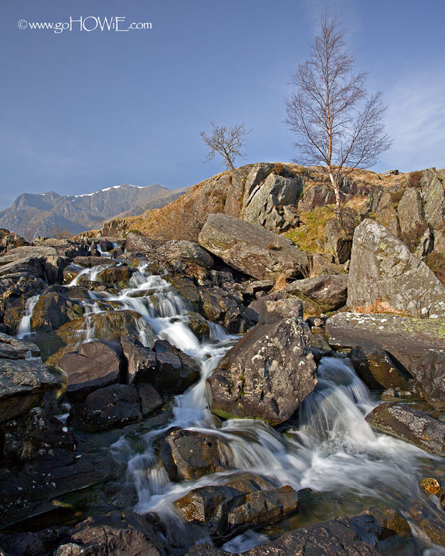 Waterfall, Llyn Idwal, Snowdonia