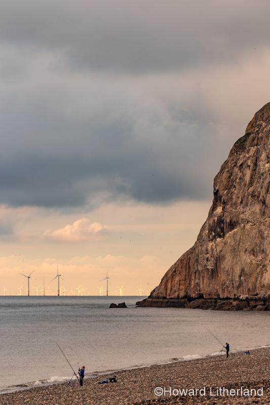 Gwynt y Mor windfarm off the North Wales coast at Colwyn Bay
